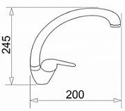 PYRAMIS Ossia 090922138 kitchen faucet Gray concrete