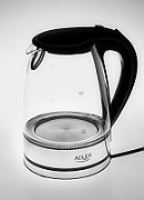 Adler AD 1225 electric kettle 1.7 L Black,Stainless steel,Transparent 2200 W