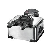 Clatronic FR 3195 4 L Double Black,Stainless steel 2000 W