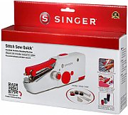 SINGER Stitch Sew Quick Mini mechanical sewing machine AA Battery White