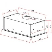 Teka GFG 2 388 m³/h Under-cupboard Black