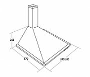 Cooker hood Akpo WK-5 Elegant Turbo 60 Inox