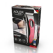 Adler AD 2825 hair trimmers/clipper Black,Red