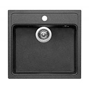 The sink PYRAMIS CAMEA 53x50 1B black