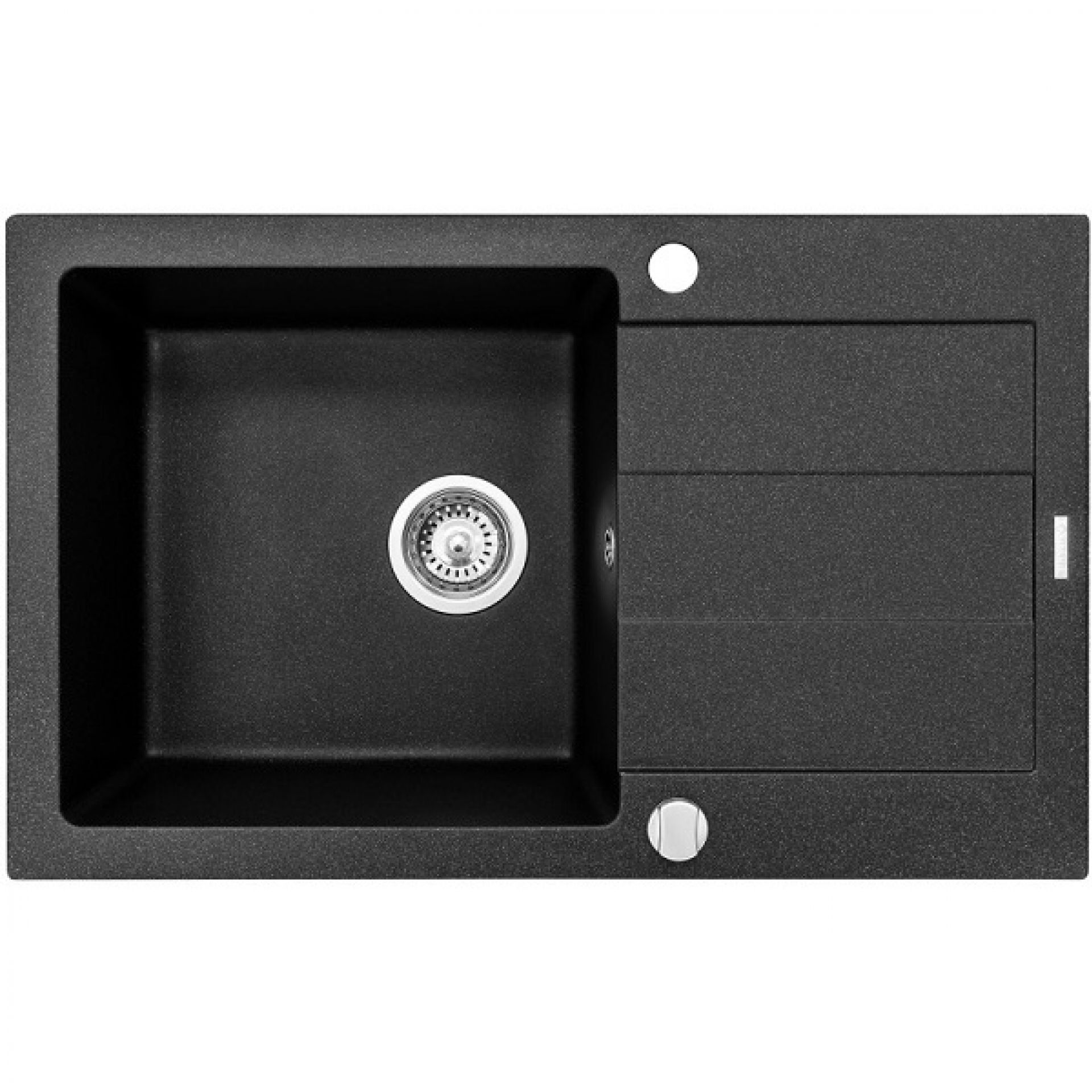 Sink Pyramis Sparta Plus 78x48 1b 1D Black