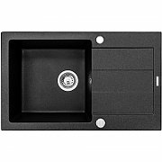 Sink Pyramis Sparta Plus 78x48 1b 1D Black