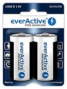Alkaline batteries everActive Pro Alkaline LR20 D - blister card - 2 pieces