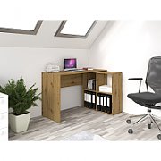 Topeshop PLUS 2X2 ARTISAN computer desk Oak colour