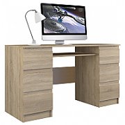 Topeshop KUBA SONOMA computer desk Oak colour