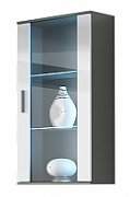 Cama hanging display cabinet SOHO grey/white gloss