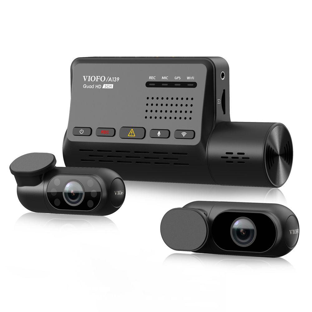 Dashcam VIOFO A139 3CH GPS, WIFI, 3 Cameras_1