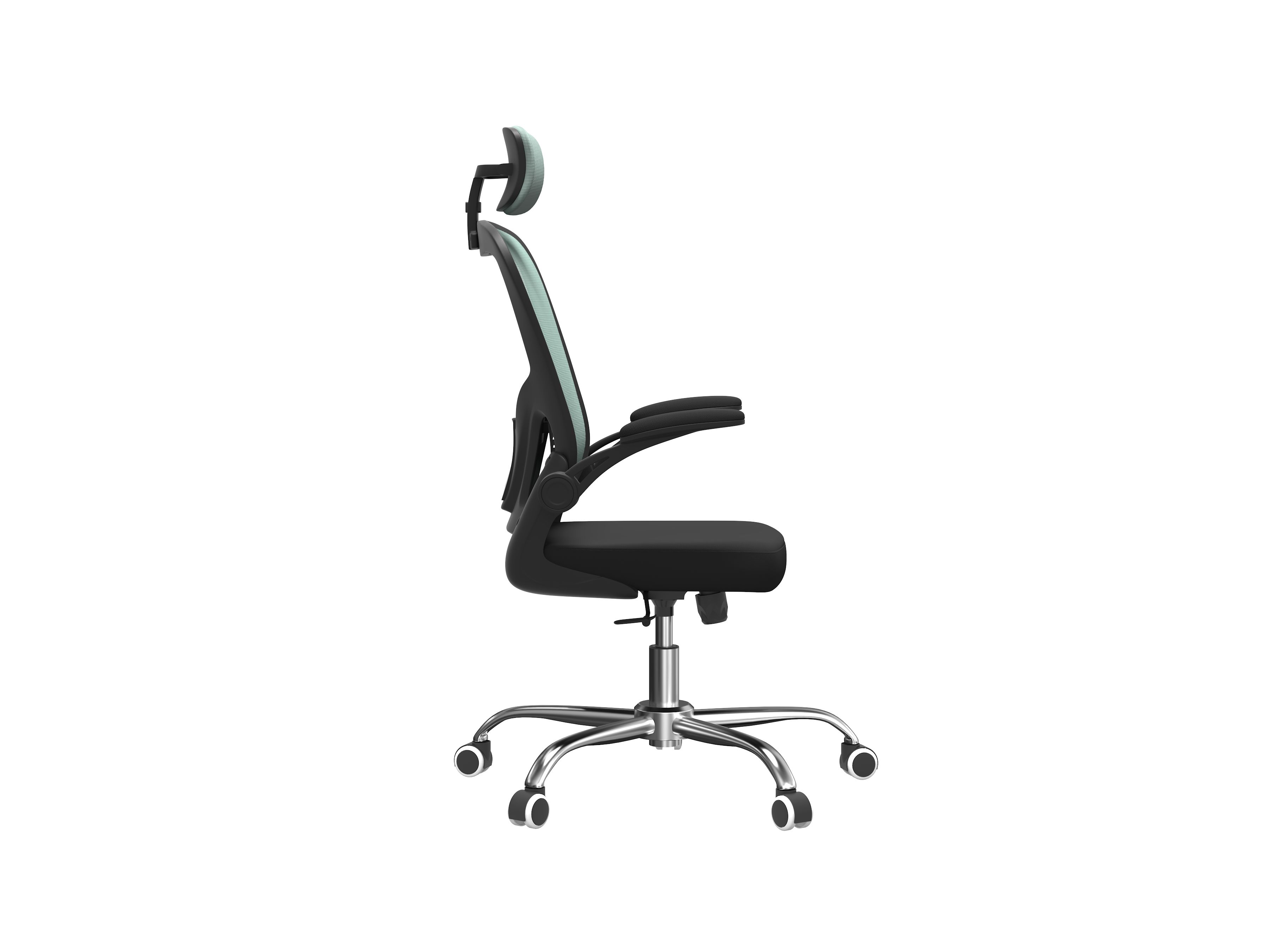 Topeshop FOTEL DORY NIEBIESKI office/computer chair Padded seat Mesh backrest_4
