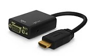 Savio CL-23 video cable adapter VGA (D-Sub) HDMI Type A (Standard) Black