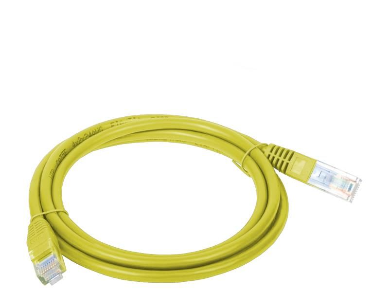 Alantec KKU5ZOL1 networking cable 1 m Cat5e U/UTP (UTP) Yellow_1