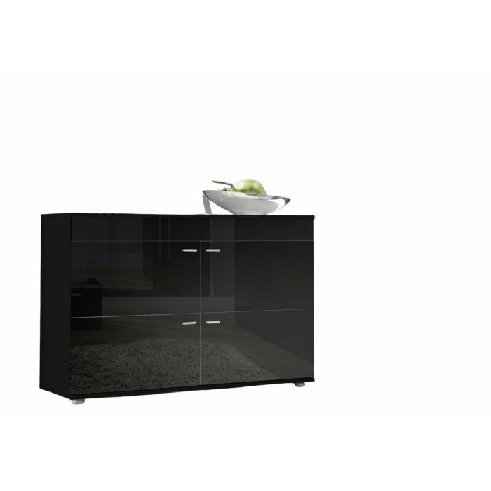 Cama sideboard LOGO II NIGHT 120/42/78 black/black gloss