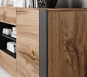 Cama chest of drawers WOOD wotan oak/antracite