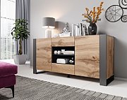 Cama chest of drawers WOOD wotan oak/antracite