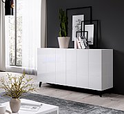 Cama sideboard 2D REJA white gloss/white gloss