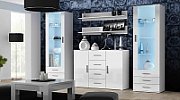 Cama living room sideboard UNI WHITE white/white gloss