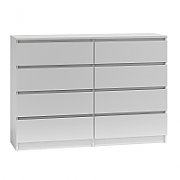 Topeshop M8 140 BIEL chest of drawers