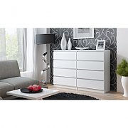Topeshop M8 140 BIEL chest of drawers