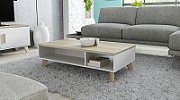 Cama LOTTA 110 coffe table white/sonoma oak