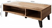 Cama coffee table NORD 110cm wotan oak/anthracite