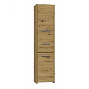 Topeshop S43 ARTISAN bathroom storage cabinet Oak