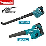 Makita DUB186Z cordless leaf blower Black, Blue 18 V Lithium-Ion (Li-Ion)