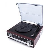 Camry CR 1113 Belt-drive audio turntable Black, Cappuccino, Chrome, Wood