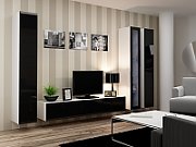 Cama Full cabinet VIGO '180' 180/40/30 white/black gloss