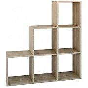 Topeshop STEP SONOMA 3X3 living room bookcase