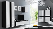 Cama Full cabinet VIGO '180' 180/40/30 white/black gloss