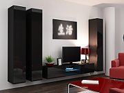 Cama Full cabinet VIGO '180' 180/40/30 black/black gloss
