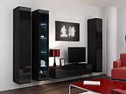 Cama Full cabinet VIGO '180' 180/40/30 black/black gloss