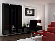 Cama Full cabinet VIGO '180' 180/40/30 black/black gloss