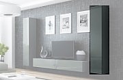 Cama Full cabinet VIGO '180' 180/40/30 grey/grey gloss