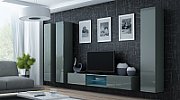 Cama Full cabinet VIGO '180' 180/40/30 grey/grey gloss