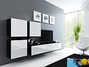 Cama Square cabinet VIGO 50/50/30 black/white gloss