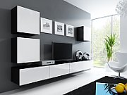 Cama Square cabinet VIGO 50/50/30 black/white gloss