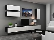 Cama Cabinet VIGO  90  full 90/35/32 black/white gloss