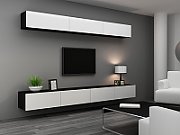 Cama Cabinet VIGO  90  full 90/35/32 black/white gloss