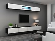 Cama Cabinet VIGO  90  full 90/35/32 black/white gloss