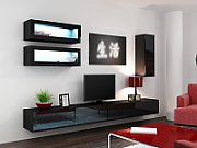 Cama Cabinet VIGO  90  full 90/35/32 black/black gloss