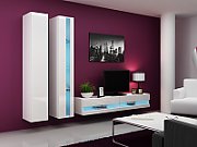 Cama Shelf unit VIGO NEW 180/40/30 white/white gloss