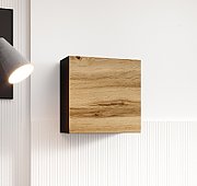 Cama square cabinet VIGO 50/50/30 black/wotan oak