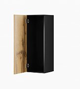 Cama cabinet VIGO  90  full 90/35/32 black/wotan oak