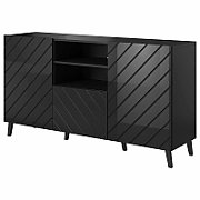 Cama open storage cabinet ROCO RO4 75/37/37 black