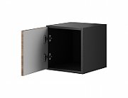 Cama full storage cabinet ROCO RO5 37/37/39 black/black/black