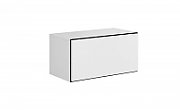 Cama full storage cabinet ROCO RO3 75/37/39 white/black/white